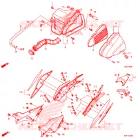 FILTRE A AIR pour Honda ZOOMER 110 X CBS 2013