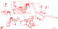 GUIDON   TE DE FOURCHE pour Honda ZOOMER 110 X CBS 2013