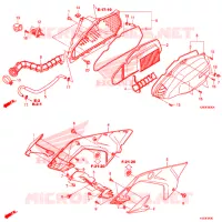 FILTRE A AIR pour Honda SH MODE 125 SILVER 2019