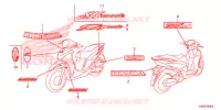 AUTOCOLLANTS pour Honda SH MODE 125 2019