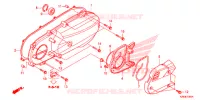 COUVERCLE GAUCHE pour Honda SH MODE 125 2019