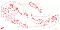 CLIGNOTANT pour Honda CB 300 POLICE TYPE DK 2019