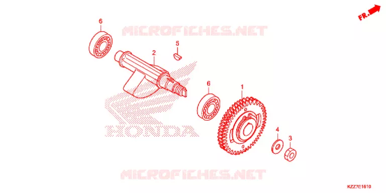 ARBRE DE BALANCIER Honda MOTO 250 CRF 2021  CRF250RLK