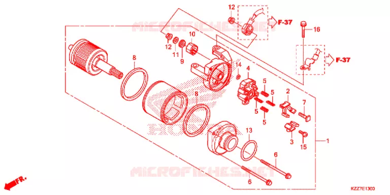 DEMARREUR Honda MOTO 250 CRF 2021  CRF250RLK