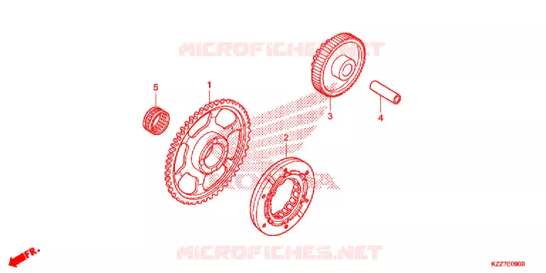 ROUE LIBRE DE DEMARREUR Honda MOTO 250 CRF 2019  CRF250RLK