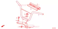 GUIDON   TE DE FOURCHE pour Honda CRF 50 2018