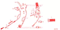 LEVIER DE GUIDON   CABLE   COMMODO pour Honda CRF 50 2018