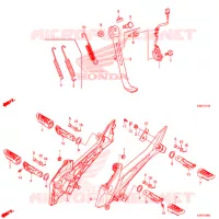 BEQUILLE pour Honda MSX 125 ABS 2020