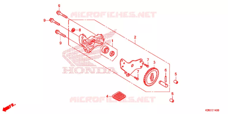 POMPE A HUILE Honda MOTO 125 MSX 2020  MSX125AL