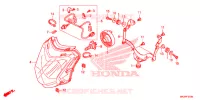 PHARE pour Honda NC 750 POLICE 2019
