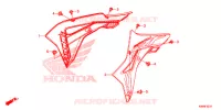 OUIES DE RADIATEUR (CRF250RX) pour Honda CRF 250 RX 2020