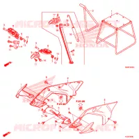 REPOSE PIED   BEQUILLE pour Honda CRF 250 RX 2020