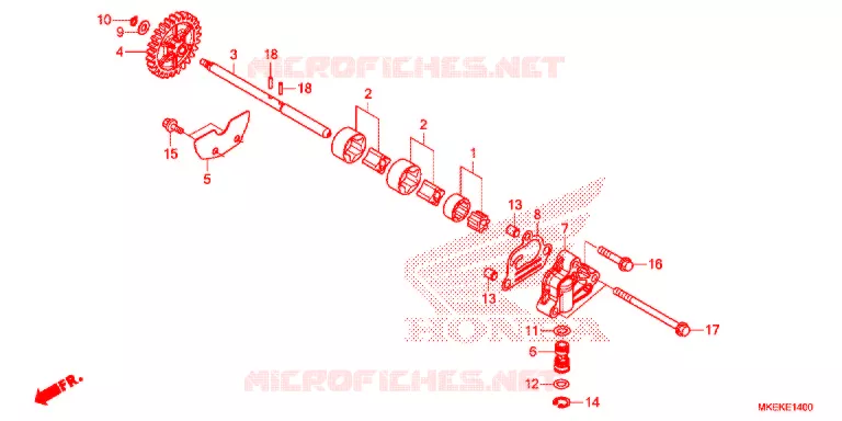 POMPE A HUILE Honda MOTO 450 CRF 2020  CRF450RL