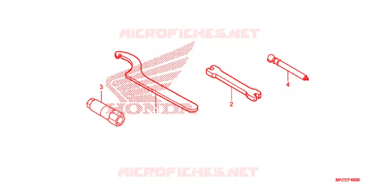 OUTIL Honda MOTO 450 CRF 2020  CRF450RL