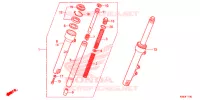 FOURCHE pour Honda ACTIVA S 125 -TU- 2019