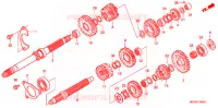 BOITE DE VITESSES pour Honda GL 1800 GOLD WING NAVI AIRBAG 2008