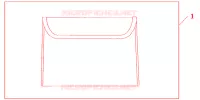 POCHETTE RANGEMENT DE TOP CASE pour Honda GL 1800 GOLD WING NAVI AIRBAG 2008