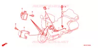 FAISCEAU D'AIRBAG pour Honda GL 1800 GOLD WING 2008