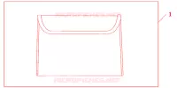 POCHETTE RANGEMENT DE TOP CASE pour Honda GL 1800 GOLD WING 2008
