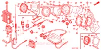 RADIO (3) (SAC GONFLABLE) pour Honda GL 1800 GOLD WING 2008