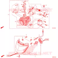 CORPS DE PAPILLON pour Honda CRF 250 RALLYE ABS 2019