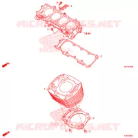 CYLINDRE pour Honda CBR 1000 RED 2019