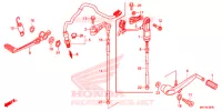 PEDALE pour Honda CBR 1000 RED 2019
