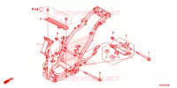 CADRE pour Honda ZOOMER 110 X 2019