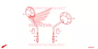 RETROVISEUR pour Honda ZOOMER 110 X 2019