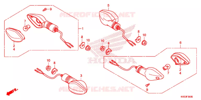 CLIGNOTANT Honda MOTO 160 CBF 2017  CBF160MH
