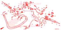 LEVIER DE GUIDON   CABLE   COMMODO pour Honda ZOOMER 110 X 2018