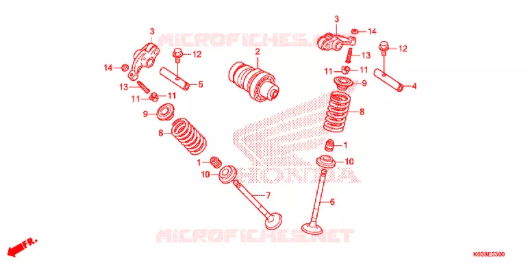 ARBRE A CAMES - SOUPAPE Honda MOTO 110 CD 2017  CB110C2MH