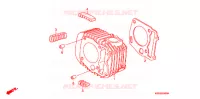 CYLINDRE (1) pour Honda BIZ 125 FREIO DIANTEIRO DISCO 2008