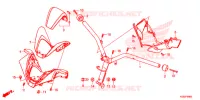 GUIDON   CARENAGE pour Honda FORZA 300 ABS 2019