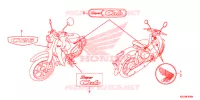 EMBLEME pour Honda SUPER CUB 125 2019