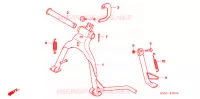 BEQUILLE pour Honda BIZ 125 PARTIDA ELÉTRICA 2009
