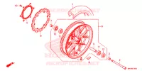 ROUE AVANT pour Honda CB 500 F ABS 2020