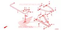 BRAS ARRIERE pour Honda PIONEER 700 M2 DELUXE 2020