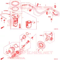 POMPE A ESSENCE pour Honda PIONEER 700 M2 DELUXE 2020