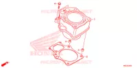 CYLINDRE pour Honda FOURTRAX 420 RANCHER 4X4 Manual Shift 2018