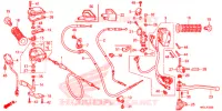 LEVIER DE GUIDON   CABLE   COMMODO pour Honda FOURTRAX 420 RANCHER 2X4 BASE 2020