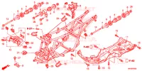 CADRE pour Honda FOURTRAX 500 FOREMAN BASE 2018