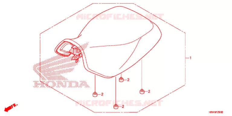 SELLE Honda ATV 520 FOURTRAX 2021  TRX520FM1L