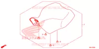 SELLE pour Honda FOURTRAX 520 RUBICON DCT EPS 2020