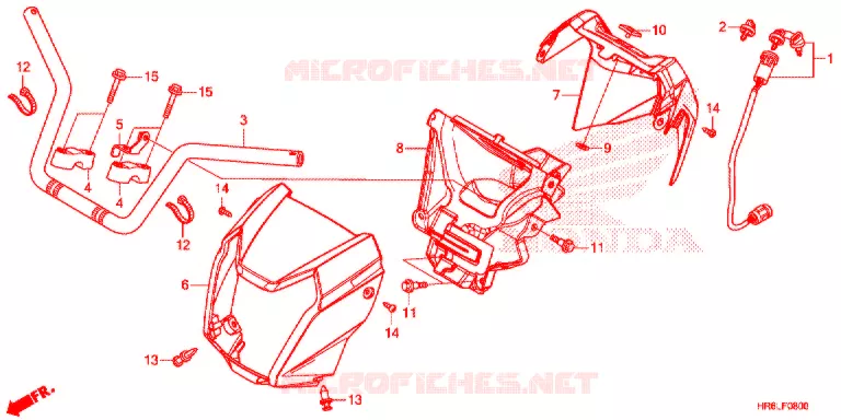 GUIDON Honda ATV 520 FOURTRAX 2020  TRX520FA5L