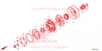 EMBRAYAGE pour Honda FOURTRAX 520 FOREMAN RUBICON 4X4 AT DCT EPS DELUXE 2020