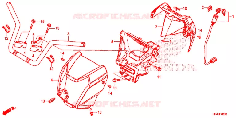 GUIDON Honda ATV 520 FOURTRAX 2020  TRX520FE2L