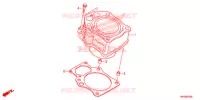 CYLINDRE pour Honda FOURTRAX 520 FOREMAN 4X4 ES PS 2020