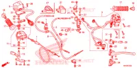 LEVIER DE GUIDON   CABLE   COMMODO pour Honda FOURTRAX 520 FOREMAN 4X4 ES PS 2020