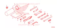 OUTIL pour Honda FOURTRAX 520 FOREMAN 4X4 ES PS 2020
